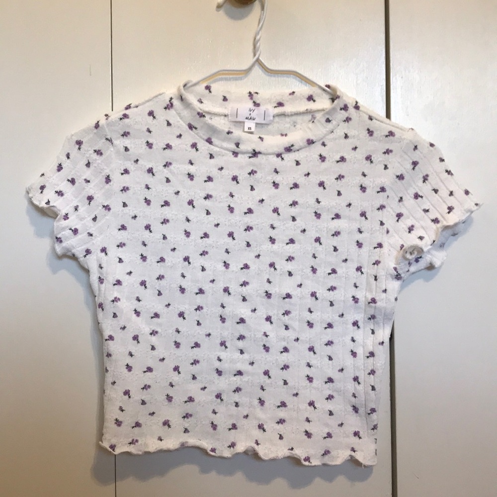 Tilly’s floral crop top